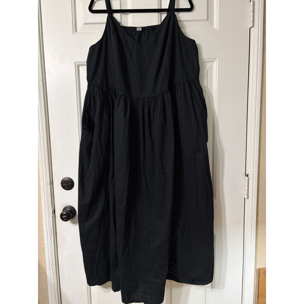 Old Navy | Plus size Sleeveless Maxi Dress | 4X || Black|